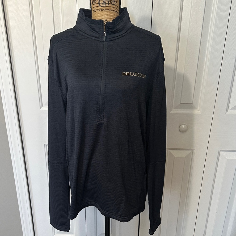 Fossa Navy Quarter Zip Pullover